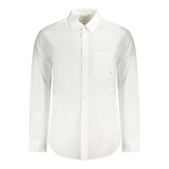 Calvin Klein White Organic Cotton Men's Men's Shirt